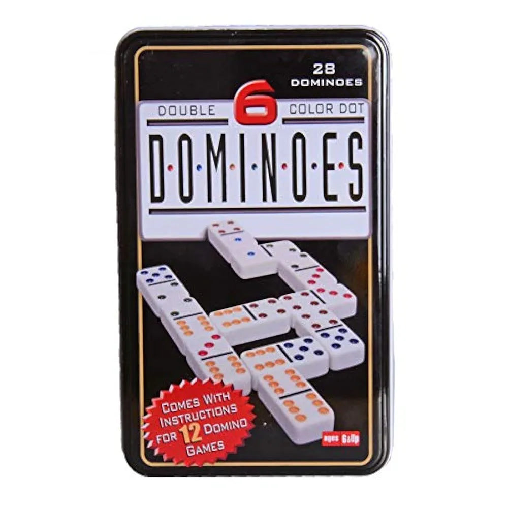 דומינו איכותי קופסת פח