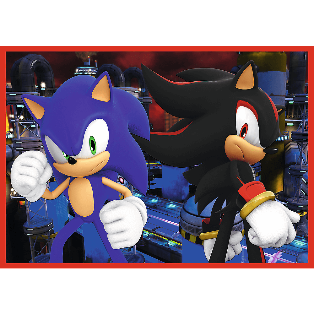 פאזל סוניק סט 4 פאזלים