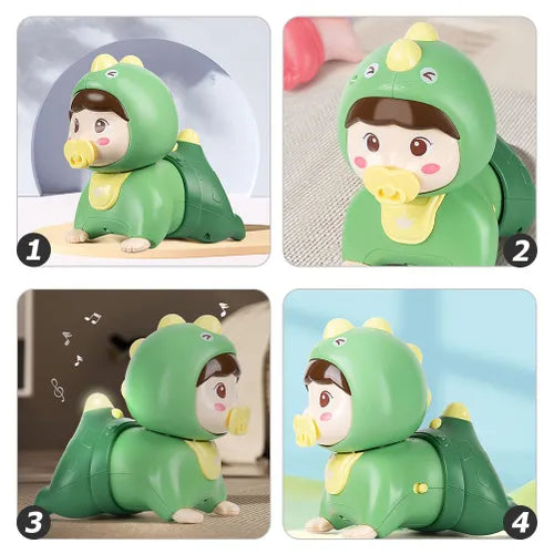 בובת תינוק/ת זוחל/ת ומנגנ/ת