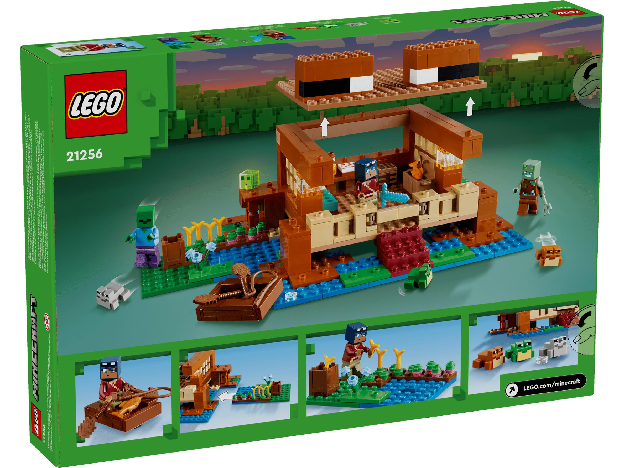 לגו 21256 מיינקראפט בית הצפרדע