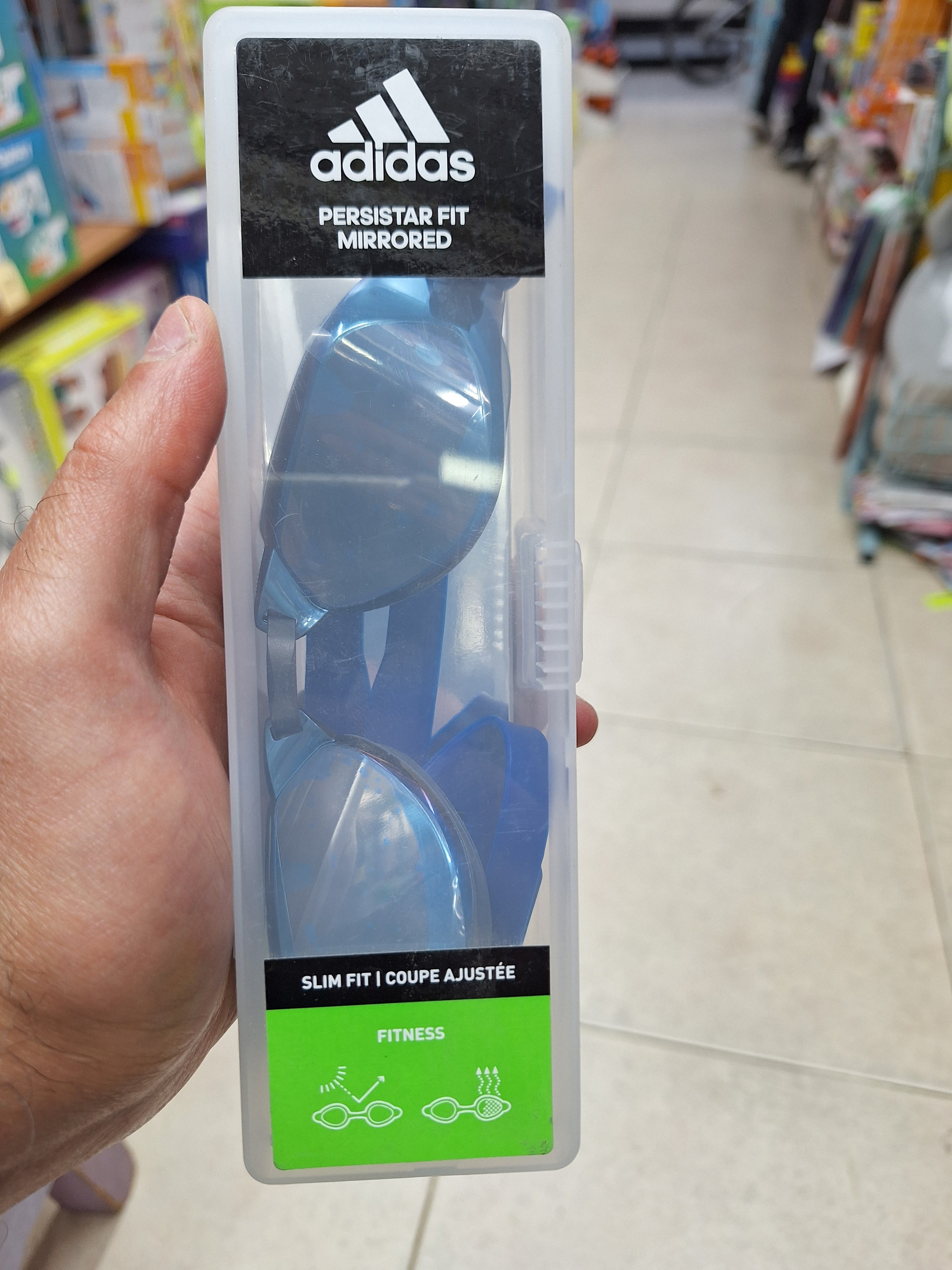 משקפי שחייה אדידס מקצועיים 12+ מבוגרים adidas דגם Persistar Fit
