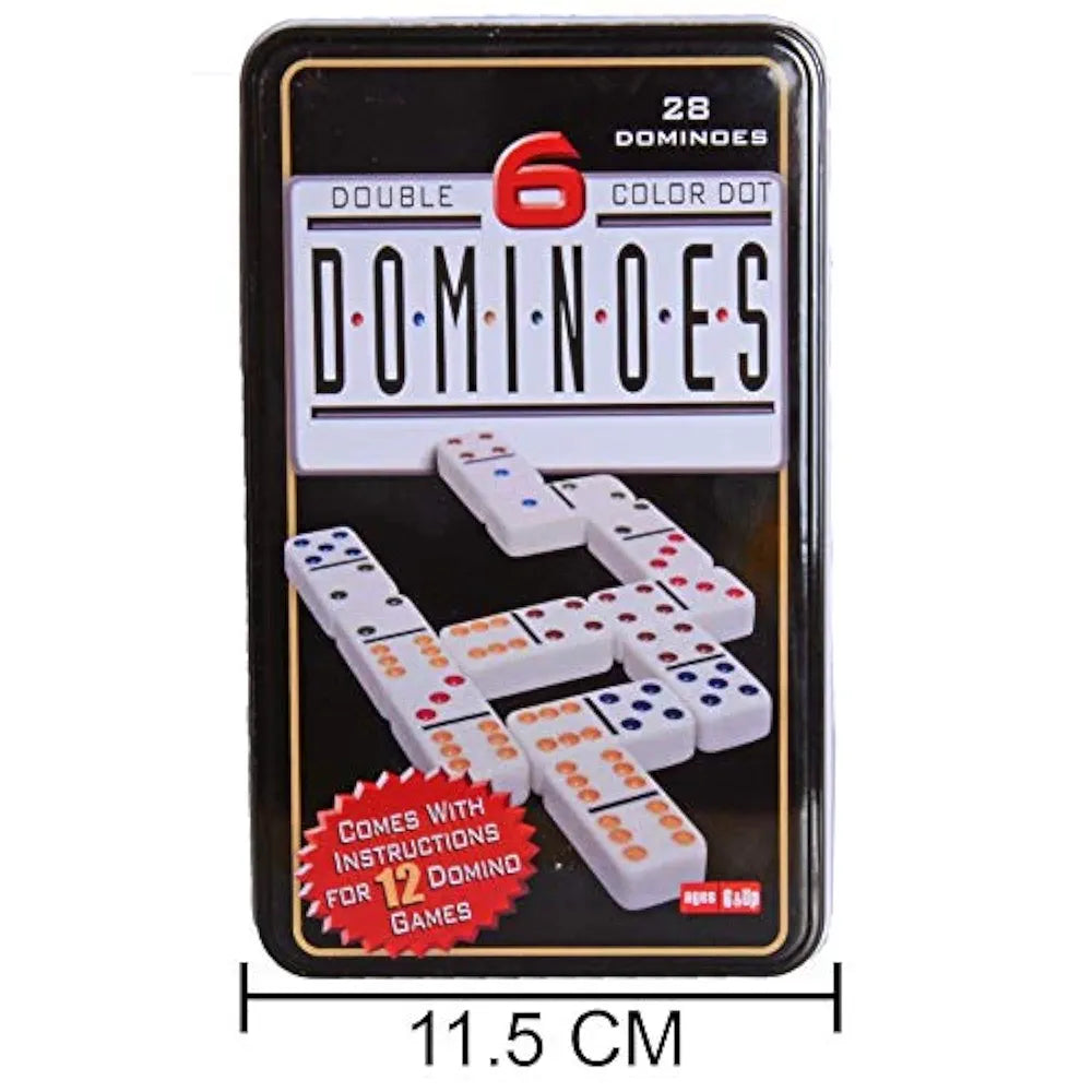 דומינו איכותי קופסת פח