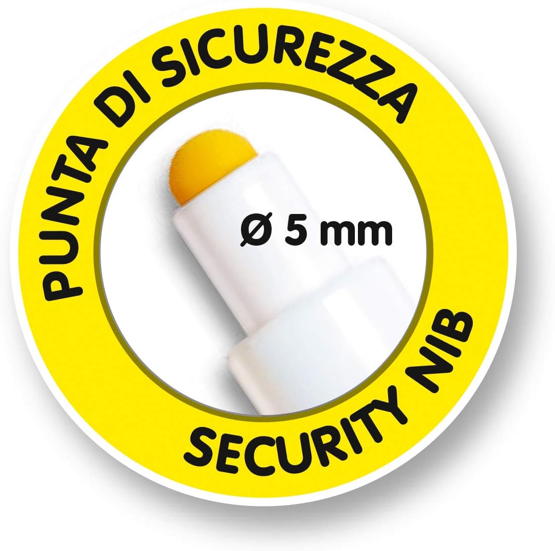 סט טושים רחיצים לתינוקות מגיל 1 – Baby Color מבית Fibracolor