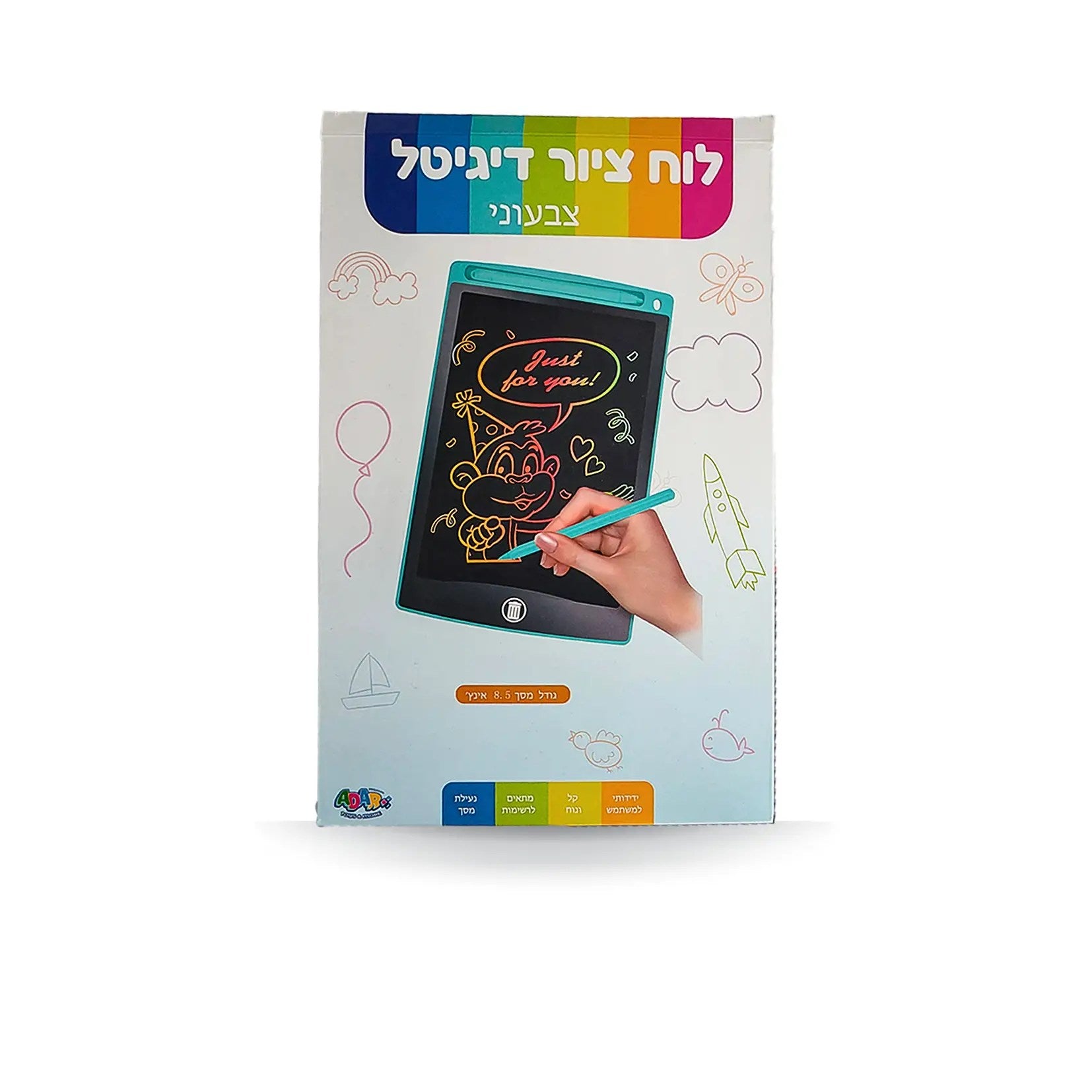 לוח ציור דיגיטלי 10 אינץ טאבלט הקסם