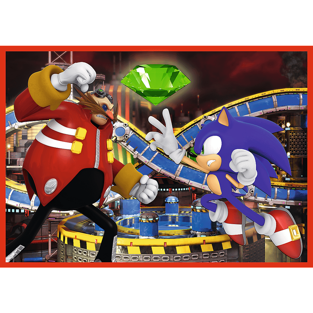 פאזל סוניק סט 4 פאזלים