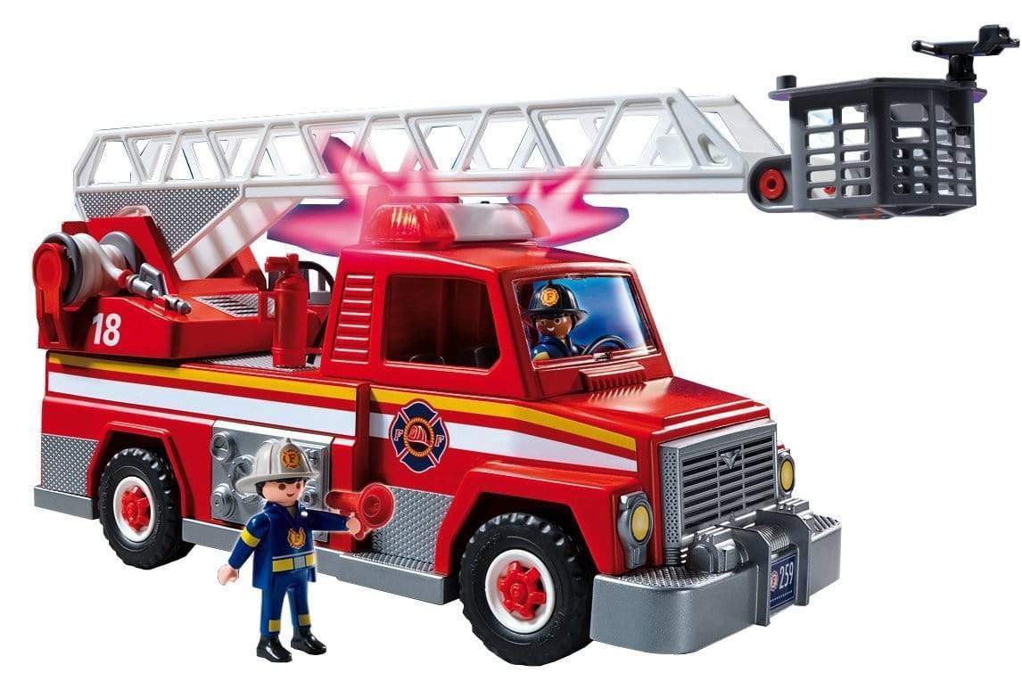 פליימוביל כבאית רכב מכבי אש והצלה 5682-zrizi toys