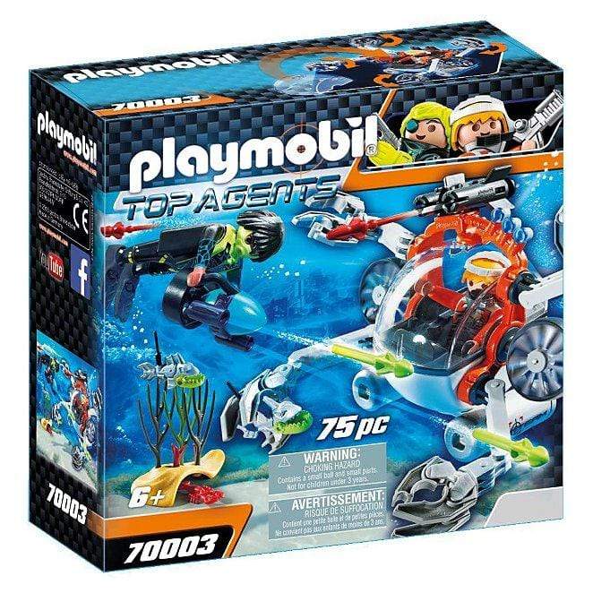 פליימוביל 70003 צוללת רובוטית - zrizi toys