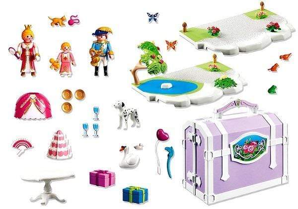 פליימוביל 5359 תיבת נשיאה נסיכות יום הולדת-zrizi toys