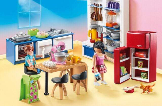 פליימוביל 70206 בית בובות מטבח משפחתי - zrizi toys