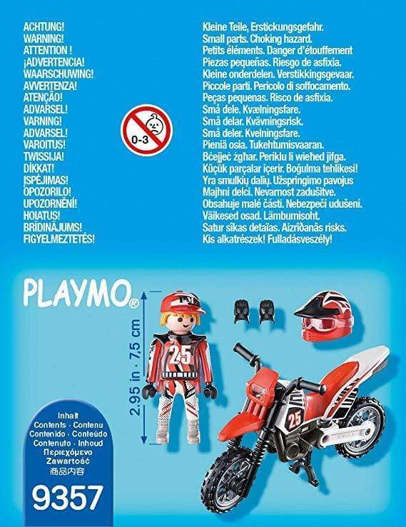 פליימוביל 9357 אופנוען ואופנוע-zrizi toys
