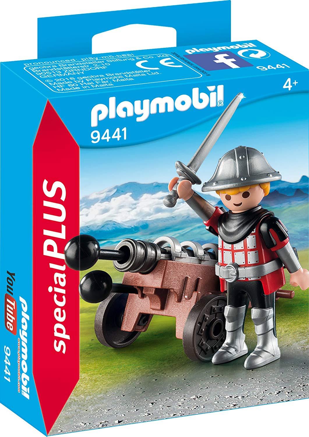 פליימוביל 9441 אביר עם תותח-zrizi toys