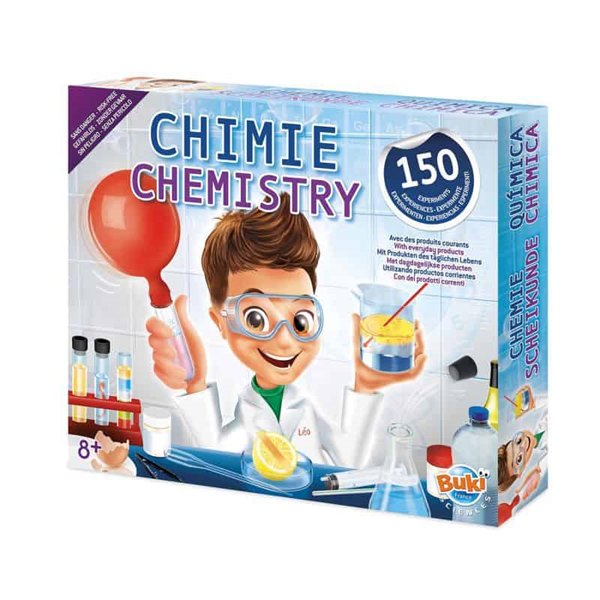 ערכת כימיה 150 ניסויים עם הוראות בעברית Buki Chemistry Set 150 Experiment

