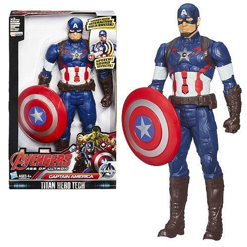 בובת קפטן אמריקה 30 ס"מ מדברת - zrizi toys
