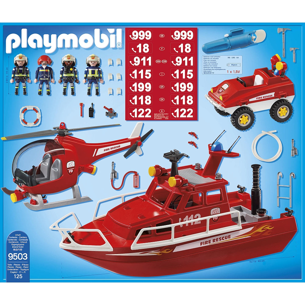 פליימוביל 9503 צוות לוחמי האש כולל מנוע תת ימי