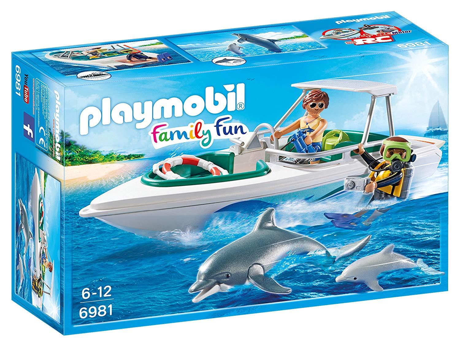 פליימוביל 6981 יאכטה עם דולפינים-zrizi toys