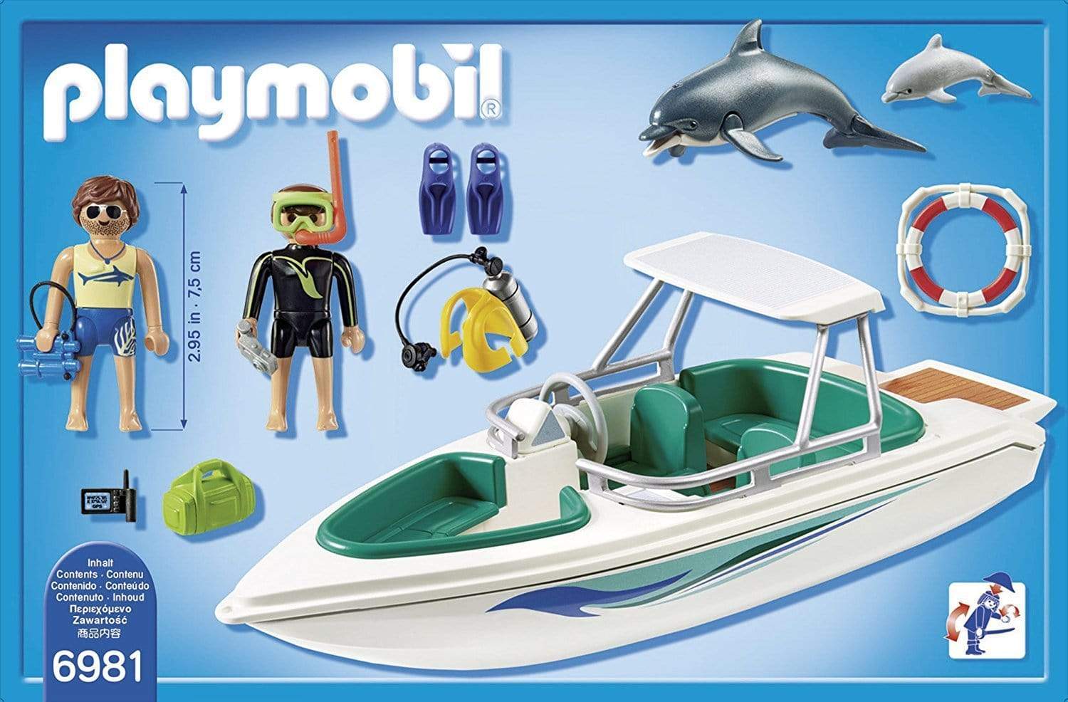 פליימוביל 6981 יאכטה עם דולפינים-zrizi toys