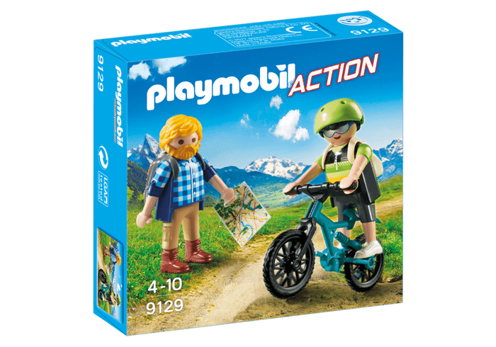 פליימוביל 9129 רוכב אופניים ומטפס הרים-zrizi toys
