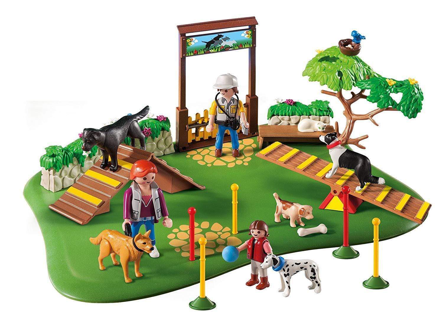 פליימוביל 6145 סט פארק לכלבים-zrizi toys