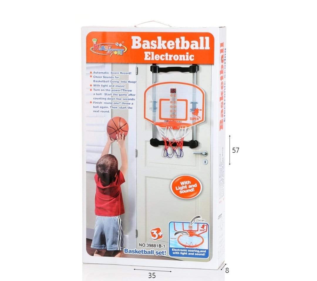 מתקן כדורסל לדלת סופר סלים-zrizi toys