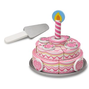 מליסה ודאג עוגת יום הולדת חגיגית 3 שכבות