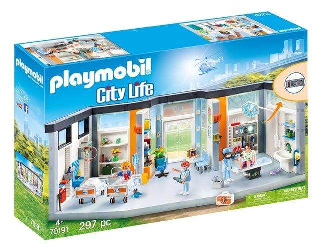 פליימוביל 70191 בית חולים גדול מרוהט-zrizi toys
