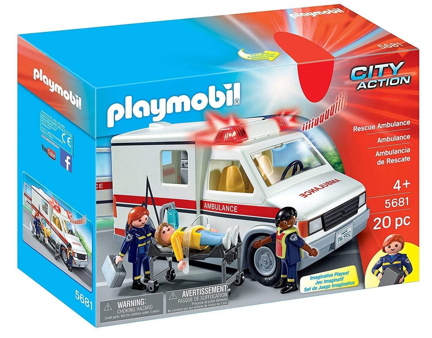 פליימוביל 5681 רכב אמבולנס-zrizi toys