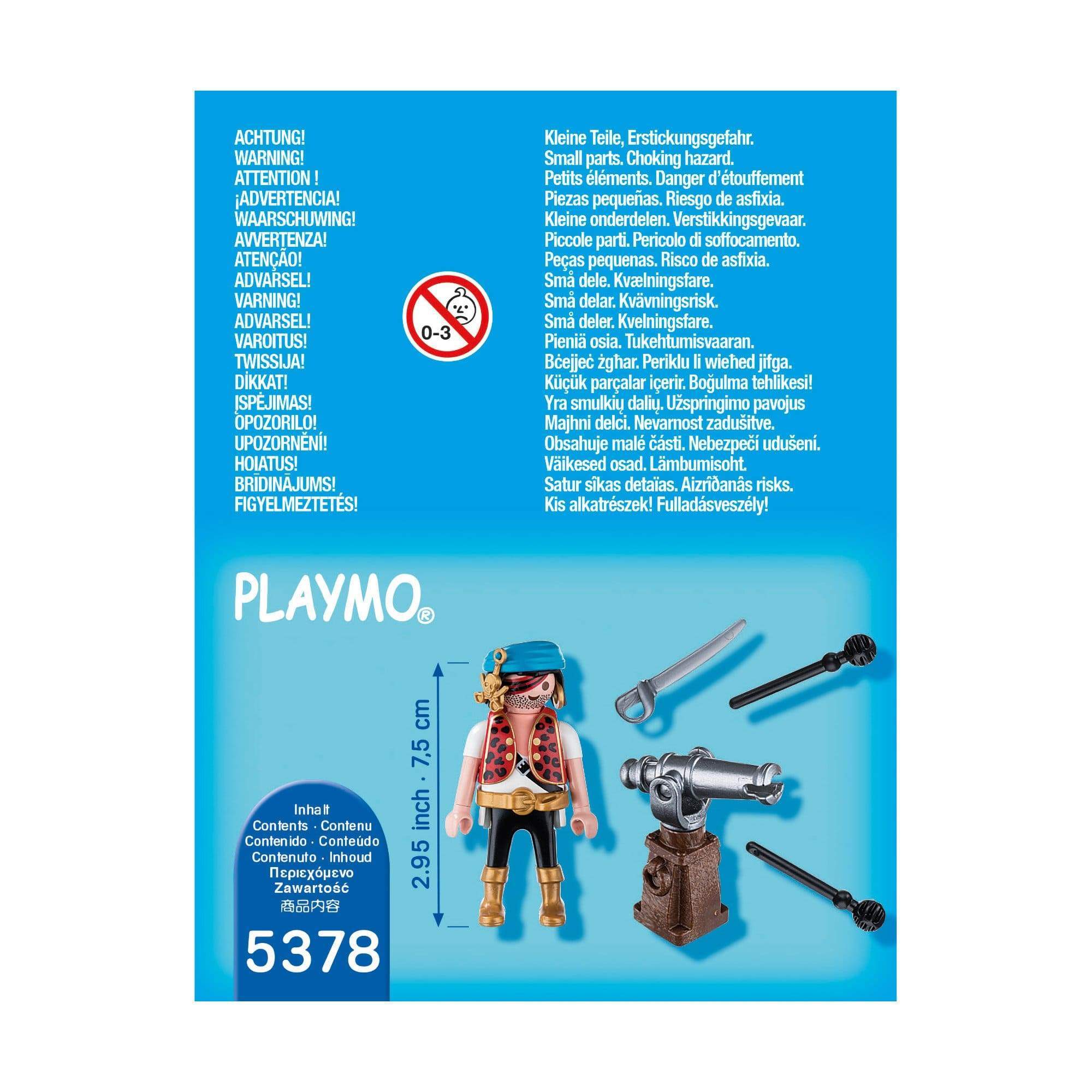 פליימוביל 5378 פיראט עם תותח-zrizi toys